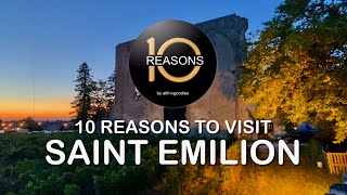 10 Reasons to visit Saint Emilion France  ​⁠TenReasons [upl. by Eiclehc]