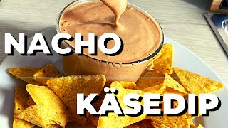 NUR 5 MINUTEN Nacho Käsedip  vegane Käsesoße  gesundes einfaches schnelles Rezept [upl. by Elinor]