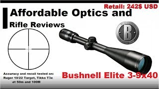 Bushnell Elite 39x50 Review [upl. by Aniez]