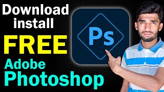 How to Download and install Adobe Photoshop in LaptopPC  adobe photoshop download for pc free [upl. by Aicargatla]