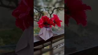 Origami flower pot smallyoutuber diy papercraft flowerpot trending fypシ゚viral 5minutecrafts [upl. by Airdnahs330]