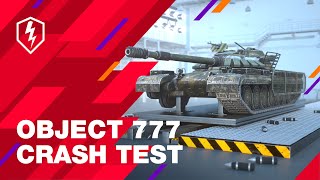 WoT Blitz Crashtesting Object 777’s frontal armor — can it take a punch [upl. by Eeraj]