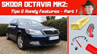 Skoda Octavia Mk2 Tips amp Handy Features  Part 1 [upl. by Colly]