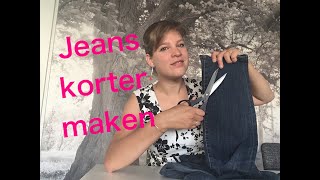 Jeans korter maken [upl. by Ignatia]