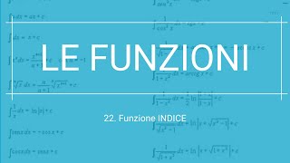 Funzione Indice  Excel Facile [upl. by Gibby]