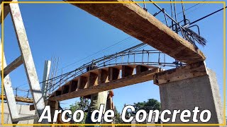 COMO CIMBRAR UN ARCO DE CONCRETO ARMADO [upl. by Laughton]