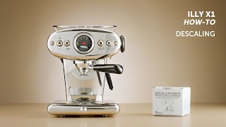 How to descale your illy X1 Anniversary ESEampGround coffee machine [upl. by Mara]