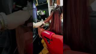 Masaje craneal Lavado Brushing e hidratación de cabello hair [upl. by Ynoffit]