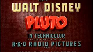 Pluto quotPluto Juniorquot 1942  recreation titles [upl. by Eirdua74]