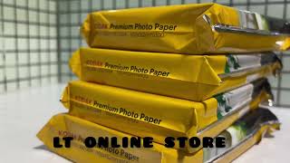 Kodak 260GSM 4R Photo Paper High Glossy Kodak 200GSM 4X6 Inkjet Paper 100 Sheets… [upl. by Adnamar]