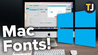 How to Get Mac Fonts Working on Windows [upl. by Eimarrej]