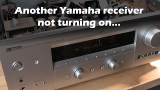 Yamaha receiver not turning on [upl. by Notxarb382]