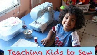 Teaching Kids to Sew Tips amp Ideas [upl. by Harrie]