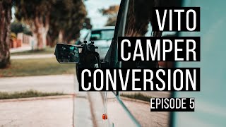 Mercedes Vito Camper vanlife Conversion Episode 5  Alarm System and LED Light Bar Upgrade [upl. by Eekram]