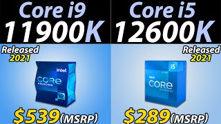 i911900K vs i512600K  How Much Performance Difference [upl. by Cavanaugh]