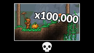 Farming 100000 Pumpkins in Terraria Master Mode [upl. by Eiramanit]