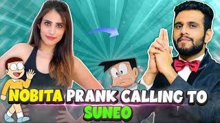 Nobita Prank Call to Suneo  Prank call Ka Badla  Happy Birthday Nobita  Simaran Kaur [upl. by Hepsoj306]