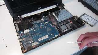 Acer Aspire V5531 Hard Drive and Memory Replacement Guide [upl. by Aldercy]