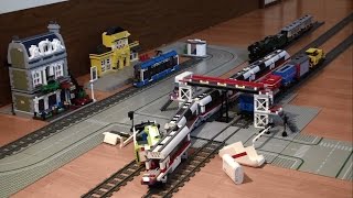 Lego Train CRASH  Wypadki pociągów Lego [upl. by Thursby97]