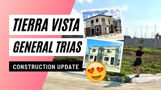 WOW ANG DAMI NANG BAHAY  Tierra Vista General Trias Cavite  Construction Update  Ongoing [upl. by Lanta]