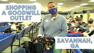 Thrift with us  Goodwill Outlet in Savannah GA  The Bins [upl. by Ravo734]