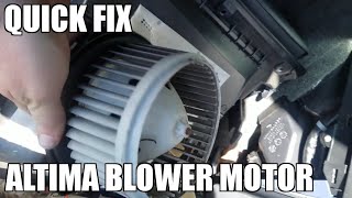 How to Replace Blower Motor in 0813 Nissan Altima [upl. by Enert]