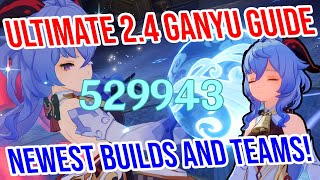 UPDATED 24 GANYU GUIDE Complete MELT and FREEZE Builds Weapons Teams and MORE  Genshin Impact [upl. by Eisenstark]