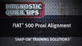 Diagnostic Quick Tips  FIAT® 500 Proxi Alignment [upl. by Issirk]