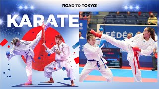 Karate Olympic Qualification Tournament  FINALS  Day 3  WORLD KARATE FEDERATION [upl. by Ahasuerus]