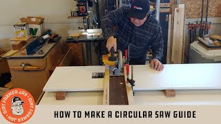 How To Make A Circular Saw Guide [upl. by Anitsyrhc]