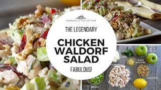 CHICKEN WALDORF SALAD recipe  Divine deliciousness [upl. by Ric969]