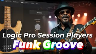 Logic Pro Session Players Funk Groove [upl. by Ahsaek]