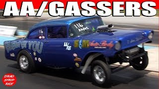 Ohio Outlaw AA Gassers Nostalgia Drag Racing [upl. by Anirahs]