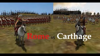 Kriegsspiel Live Battle Rome vs Carthage [upl. by Sinnej135]