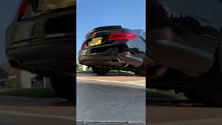 Mercedes E550 Biturbo LOUD Straight Pipe Exhaust Cold Start [upl. by Bohaty]