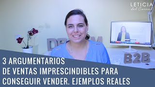 3 argumentarios de ventas imprescindibles para conseguir vender con ejemplos reales [upl. by Neddie]