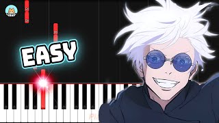 Jujutsu Kaisen Season 2 OP  quotAo no Sumikaquot  EASY Piano Tutorial amp Sheet Music [upl. by Nidak191]