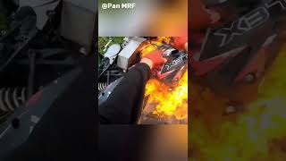 Riders Worst Nightmare Bike Catches Fire While Riding 😱 [upl. by Toma]