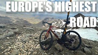 Cycling Europes Highest Road  Pico Veleta  Sierra Nevada [upl. by Yelsgnik]