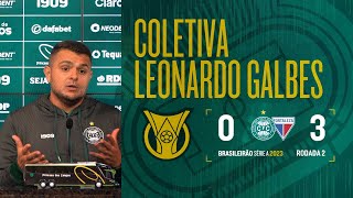 CORITIBA 0 X 3 FORTALEZA  Brasileiro 2023  Coletiva Leonardo Galbes [upl. by Acinahs618]