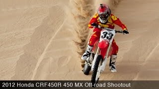 MotoUSA 450 MX OffRoad Shootout 2012 Honda CRF450R [upl. by Demmer129]