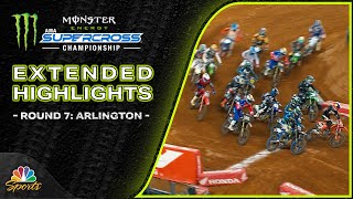 Supercross 2025  Round 7 Arlington  EXTENDED HIGHLIGHTS  22225  Motorsports on NBC [upl. by Nytram]