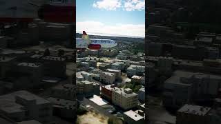 Worlds most dangerous plane landing  Microsoft Flight Simulator 2020 017 [upl. by Novek]