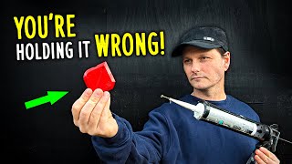 Stop Using Your Silicone Caulk Tool Wrong [upl. by Ahens]