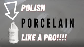 How to polish porcelain tile [upl. by Carlyn]