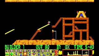 Lemmings PC  Level 15 Dont let your eyes deceive you [upl. by Anirtac]