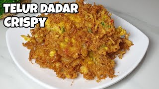 Resep Telur Dadar Crispy [upl. by Tellford]