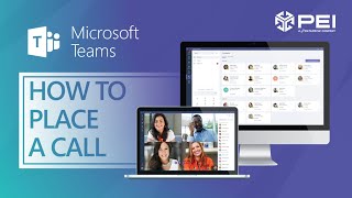 Microsoft Teams  PEI  How to Make a Phone Call [upl. by Ellimaj]