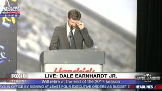 SAYING GOODBYE Dale Earnhardt Jr Announces Retirement FNN [upl. by Irmo]