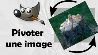 Comment faire pivoter une image sur Gimp  Tutoriel FR [upl. by Aivatnohs720]